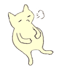 Miro Neko [green Cat] English version sticker #874435