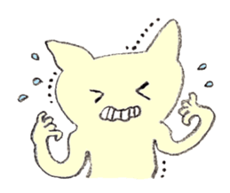 Miro Neko [green Cat] English version sticker #874436