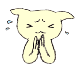 Miro Neko [green Cat] English version sticker #874437