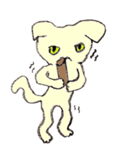 Miro Neko [green Cat] English version sticker #874438