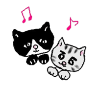 nekomaru&kuro sticker #874494