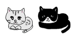 nekomaru&kuro sticker #874500