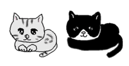 nekomaru&kuro sticker #874500