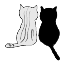 nekomaru&kuro sticker #874517