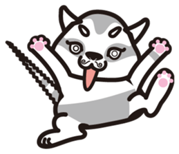 M-hair style cat sticker #874886