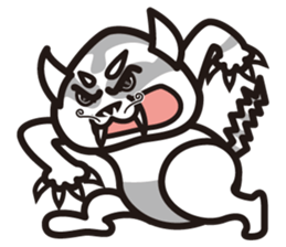 M-hair style cat sticker #874894