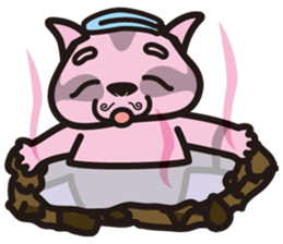 M-hair style cat sticker #874899