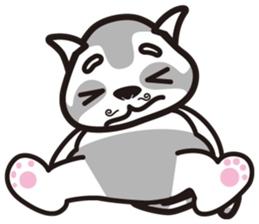 M-hair style cat sticker #874904