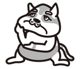 M-hair style cat sticker #874914