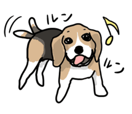 Beagle Hapi sticker #875236