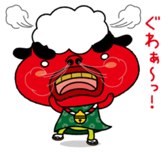 Festival rabbit of Shishiyan and two sticker #875570