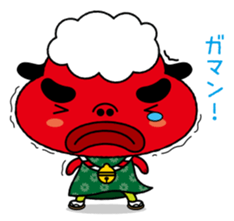 Festival rabbit of Shishiyan and two sticker #875578