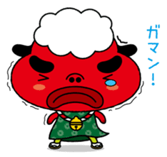 Festival rabbit of Shishiyan and two sticker #875578