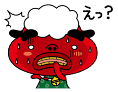 Festival rabbit of Shishiyan and two sticker #875587