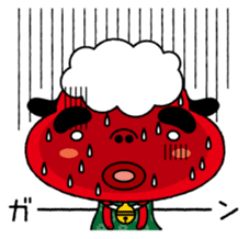 Festival rabbit of Shishiyan and two sticker #875588