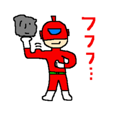 Costume play hero mask of the justice sticker #875760