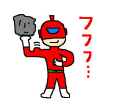 Costume play hero mask of the justice sticker #875760