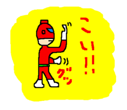 Costume play hero mask of the justice sticker #875763