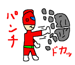 Costume play hero mask of the justice sticker #875765