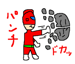 Costume play hero mask of the justice sticker #875765