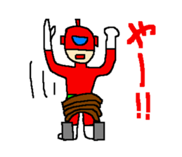 Costume play hero mask of the justice sticker #875766