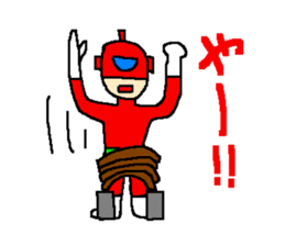 Costume play hero mask of the justice sticker #875766