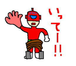 Costume play hero mask of the justice sticker #875768