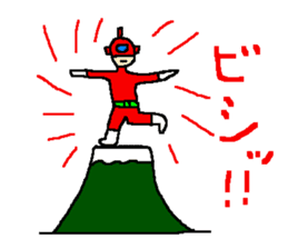 Costume play hero mask of the justice sticker #875769