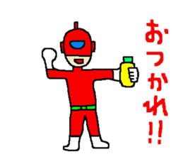 Costume play hero mask of the justice sticker #875772