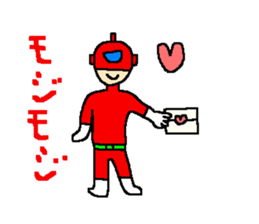 Costume play hero mask of the justice sticker #875773