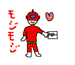 Costume play hero mask of the justice sticker #875773