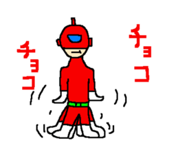 Costume play hero mask of the justice sticker #875774