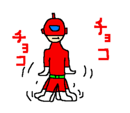 Costume play hero mask of the justice sticker #875774