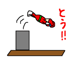 Costume play hero mask of the justice sticker #875776