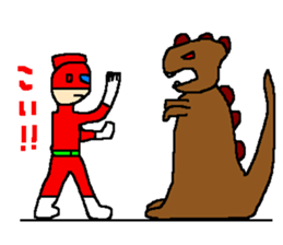 Costume play hero mask of the justice sticker #875778