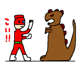 Costume play hero mask of the justice sticker #875778