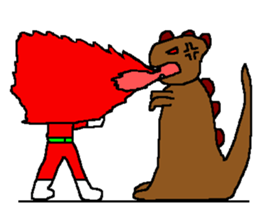 Costume play hero mask of the justice sticker #875779