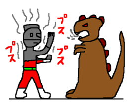 Costume play hero mask of the justice sticker #875780