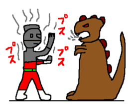 Costume play hero mask of the justice sticker #875780