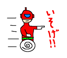 Costume play hero mask of the justice sticker #875784