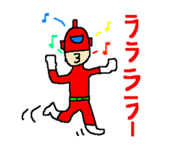 Costume play hero mask of the justice sticker #875788