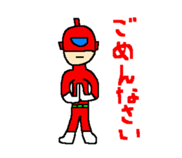 Costume play hero mask of the justice sticker #875790