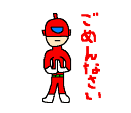 Costume play hero mask of the justice sticker #875790