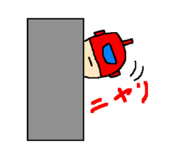 Costume play hero mask of the justice sticker #875793