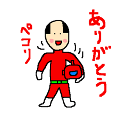 Costume play hero mask of the justice sticker #875798