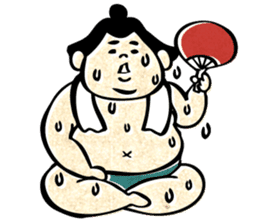 sumo wrestler"yuruizeki" part2 sticker #875847
