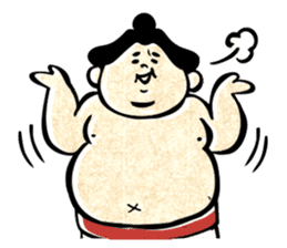 sumo wrestler"yuruizeki" part2 sticker #875856