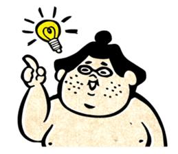 sumo wrestler"yuruizeki" part2 sticker #875863