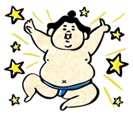 sumo wrestler"yuruizeki" part2 sticker #875865