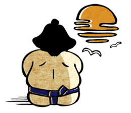 sumo wrestler"yuruizeki" part2 sticker #875869